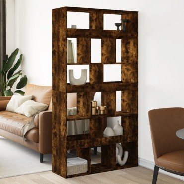 vidaXL Βιβλιοθήκη/Διαχωριστικό Χώρου Δρυς 100x33x187,5cm Επεξ. Ξύλο 1 τεμ.
