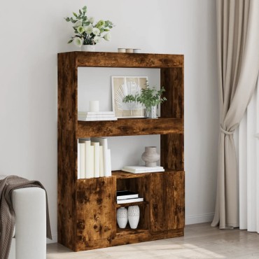 vidaXL Ντουλάπι Καπνιστή Δρυς 92x33x140cm από Επεξεργασμένο Ξύλο 1 τεμ.