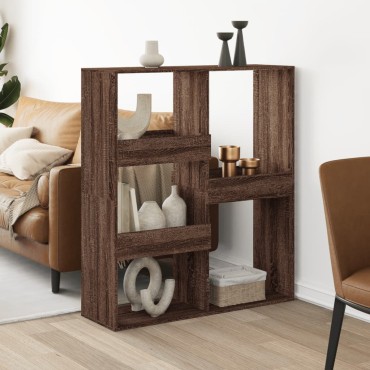 vidaXL Βιβλιοθήκη/Διαχωριστικό Χώρου Δρυς 100x33x115cm Επεξ. Ξύλο 1 τεμ.