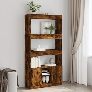 vidaXL Ντουλάπι Καπνιστή Δρυς 92x33x180cm από Επεξεργασμένο Ξύλο 1 τεμ.