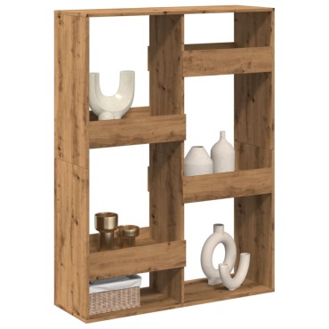 vidaXL Βιβλιοθήκη/Διαχωριστικό Χώρου Δρυς 100x33x135cm Επεξ. Ξύλο 1 τεμ.