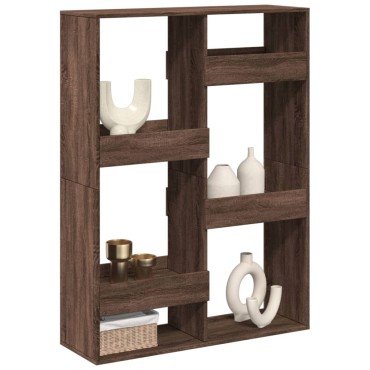 vidaXL Βιβλιοθήκη/Διαχωριστικό Χώρου Δρυς 100x33x135cm Επεξ. Ξύλο 1 τεμ.
