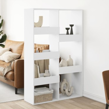 vidaXL Βιβλιοθήκη/Διαχωριστικό Χώρου Λευκό 100x33x155,5cm Επεξ. Ξύλο 1 τεμ.