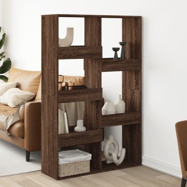 vidaXL Βιβλιοθήκη/Διαχωριστικό Χώρου Δρυς 100x33x155,5cm Επεξ. Ξύλο 1 τεμ.