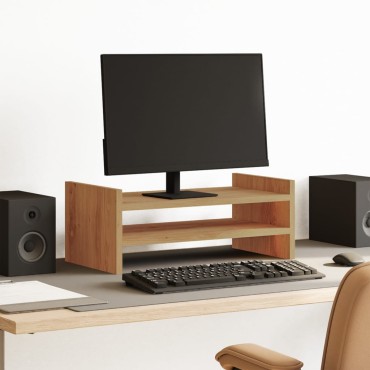 vidaXL Βάση Οθόνης Αρτισιανή Δρυς 50x27x20 εκ. από Επεξ. Ξύλο