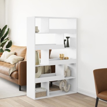 vidaXL Βιβλιοθήκη/Διαχωριστικό Χώρου Λευκό 100x33x156,5cm Επεξ. Ξύλο 1 τεμ.