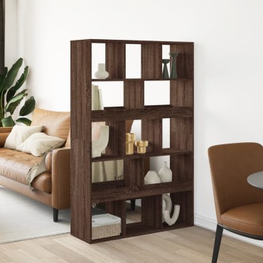 vidaXL Βιβλιοθήκη/Διαχωριστικό Χώρου Δρυς 100x33x156,5cm Επεξ. Ξύλο 1 τεμ.