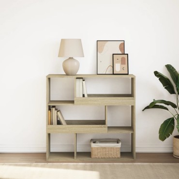 vidaXL Βιβλιοθήκη/Διαχωριστικό Χώρου Sonoma Δρυς 100x33x94,5cm 1 τεμ.