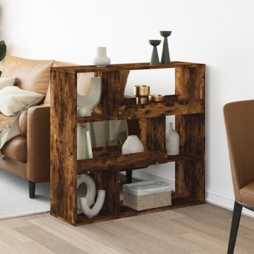 vidaXL Βιβλιοθήκη/Διαχωριστικό Χώρου Δρυς 100x33x94,5cm Επεξ. Ξύλο 1 τεμ.