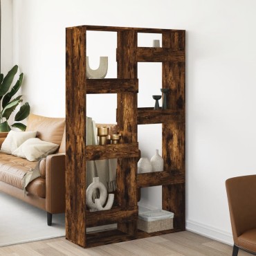 vidaXL Βιβλιοθήκη/Διαχωριστικό Χώρου Δρυς 100x33x175cm Επεξ. Ξύλο 1 τεμ.