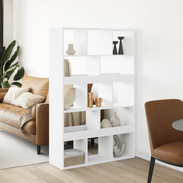 vidaXL Βιβλιοθήκη/Διαχωριστικό Χώρου Λευκό 100x33x156,5cm Επεξ. Ξύλο 1 τεμ.