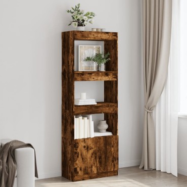 vidaXL Ντουλάπι Καπνιστή Δρυς 63x33x180cm από Επεξεργασμένο Ξύλο 1 τεμ.