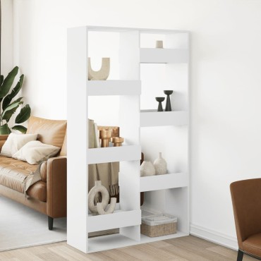 vidaXL Βιβλιοθήκη/Διαχωριστικό Χώρου Λευκό 100x33x175cm Επεξ. Ξύλο 1 τεμ.
