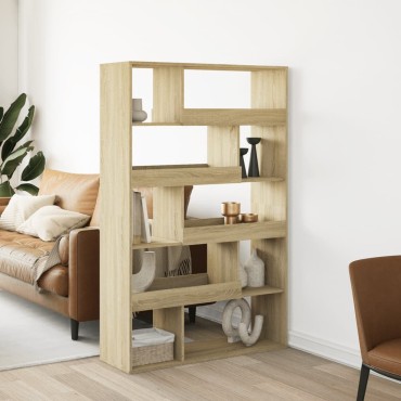 vidaXL Βιβλιοθήκη/Διαχωριστικό Χώρου Δρυς 100x33x156,5cm Επεξ. Ξύλο 1 τεμ.