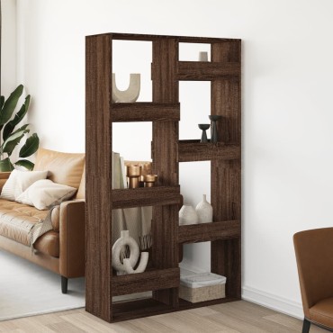 vidaXL Βιβλιοθήκη/Διαχωριστικό Χώρου Δρυς 100x33x175cm Επεξ. Ξύλο 1 τεμ.