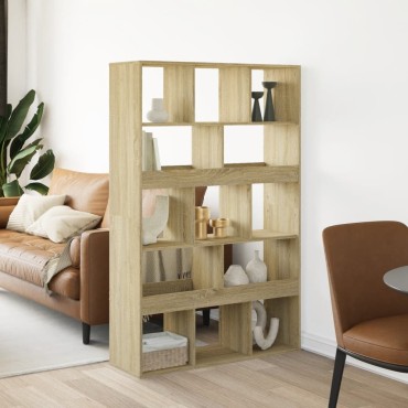 vidaXL Βιβλιοθήκη/Διαχωριστικό Χώρου Δρυς 100x33x156,5cm Επεξ. Ξύλο 1 τεμ.