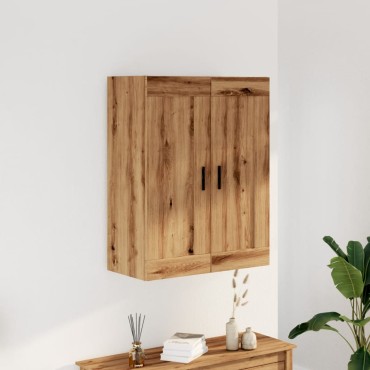 vidaXL Ντουλάπι Τοίχου Αρτισιανή Δρυς 69,5x34x90cm από Επεξεργ. Ξύλο 1 τεμ.
