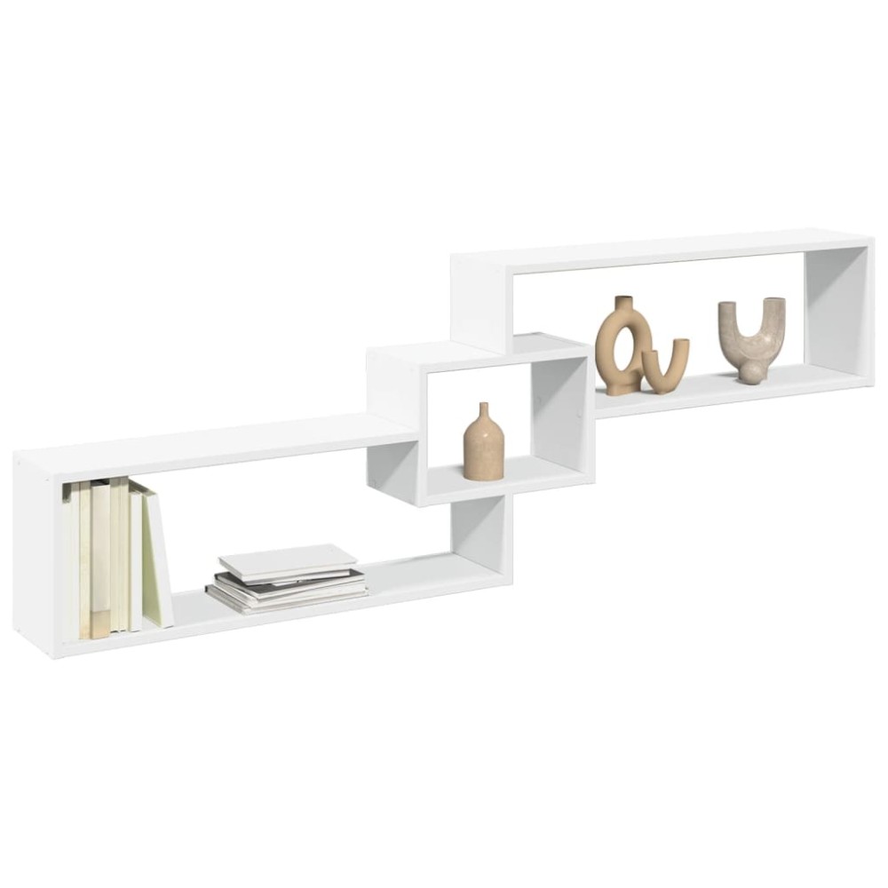 vidaXL Ντουλάπι Τοίχου Λευκό 158x18x53cm από Επεξεργασμένο Ξύλο 1 τεμ.