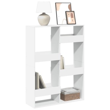 vidaXL Βιβλιοθήκη Λευκή 100x33x135cm από Επεξεργασμένο Ξύλο 1 τεμ.