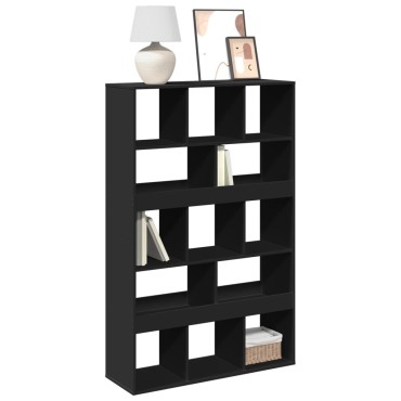 vidaXL Βιβλιοθήκη Μαύρη 100x33x156,5cm από Επεξεργασμένο Ξύλο 1 τεμ.