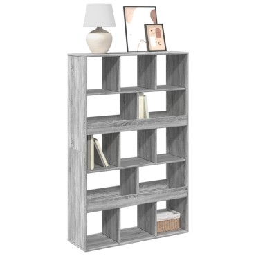 vidaXL Βιβλιοθήκη Γκρι Sonoma 100x33x156,5cm από Επεξεργ. Ξύλο 1 τεμ.