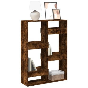 vidaXL Βιβλιοθήκη Καπνιστή Δρυς 100x33x135cm από Επεξεργασμένο Ξύλο 1 τεμ.