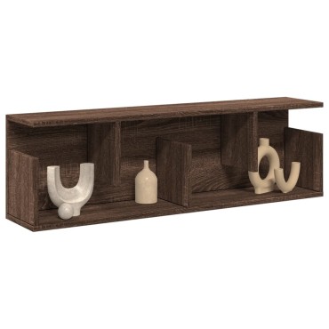 vidaXL Ντουλάπι Τοίχου Καφέ Δρυς 100x20x30cm από Επεξεργασμένο Ξύλο 1 τεμ.