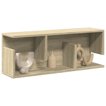 vidaXL Ντουλάπι Τοίχου Sonoma Δρυς 80x20x30cm από Επεξεργασμένο Ξύλο 1 τεμ.