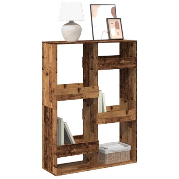 vidaXL Βιβλιοθήκη Όψη Παλαιού Ξύλου 100x33x135cm Επεξεργασμένο Ξύλο 1 τεμ.