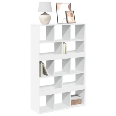 vidaXL Βιβλιοθήκη Λευκή 100x33x156,5cm από Επεξεργασμένο Ξύλο 1 τεμ.