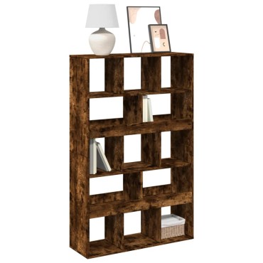 vidaXL Βιβλιοθήκη Καπνιστή Δρυς 100x33x156,5cm από Επεξεργασμένο Ξύλο 1 τεμ.