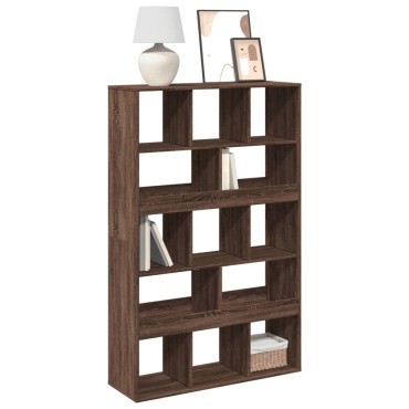 vidaXL Βιβλιοθήκη Καφέ Δρυς 100x33x156,5cm από Επεξεργασμένο Ξύλο 1 τεμ.