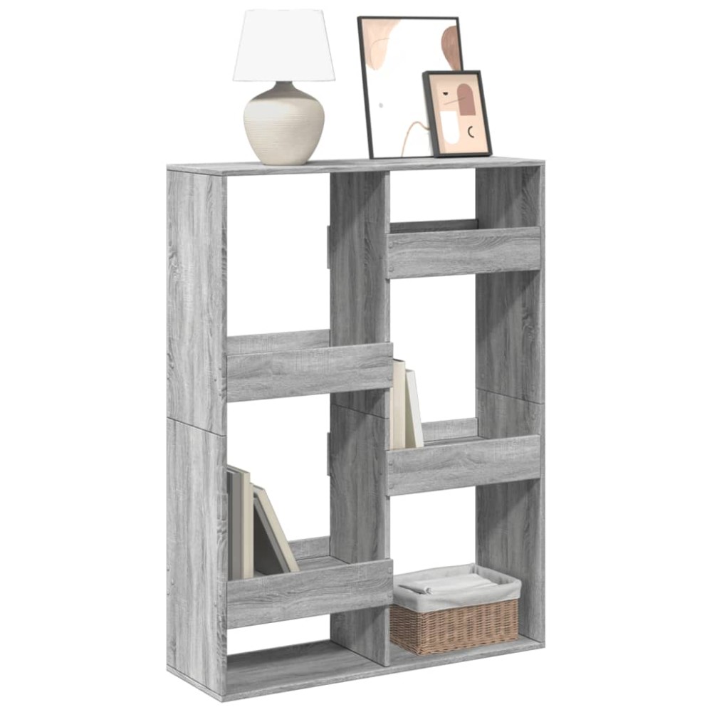vidaXL Βιβλιοθήκη Γκρι Sonoma 100x33x135cm από Επεξεργασμένο Ξύλο 1 τεμ.