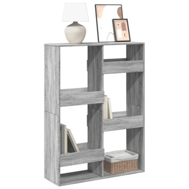 vidaXL Βιβλιοθήκη Γκρι Sonoma 100x33x135cm από Επεξεργασμένο Ξύλο 1 τεμ.