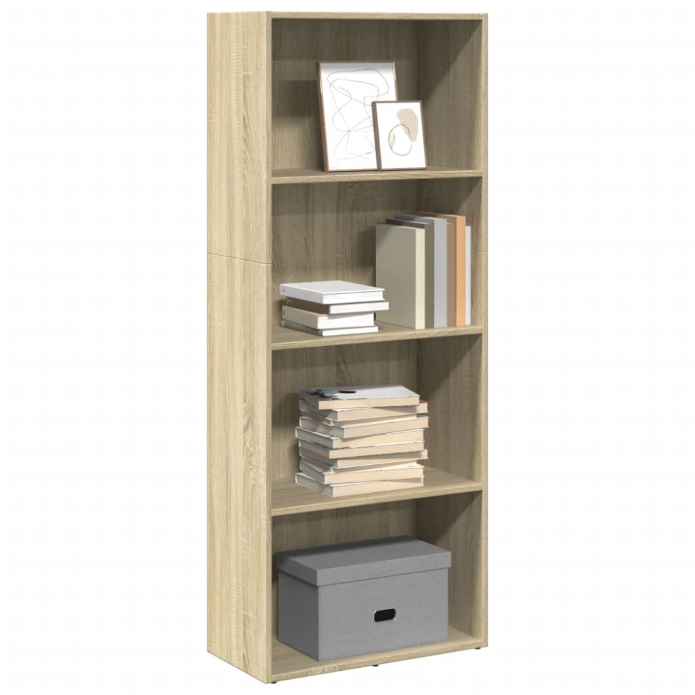 vidaXL Βιβλιοθήκη Sonoma Δρυς 60x30x152cm από Επεξεργασμένο Ξύλο 1 τεμ.