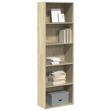 vidaXL Βιβλιοθήκη Sonoma Δρυς 60x30x189cm από Επεξεργασμένο Ξύλο 1 τεμ.