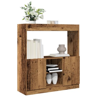 vidaXL Ντουλάπι Όψη Παλαιού Ξύλου 92x33x100cm Επεξεργασμένο Ξύλο 1 τεμ.