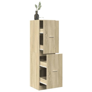vidaXL Συρταριέρα Γενικής Χρήσης Sonoma Δρυς 40x41x144,5cm Επεξ. Ξύλο 1 τεμ.