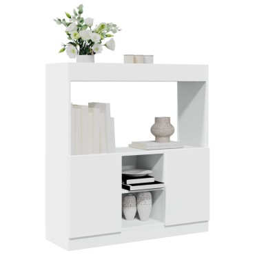 vidaXL Ντουλάπι Λευκό 92x33x100cm από Επεξεργασμένο Ξύλο 1 τεμ.