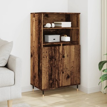 vidaXL Ντουλάπι Όψη Παλαιού Ξύλου 60x36x110cm από Επεξεργασμένο Ξύλο 1 τεμ.