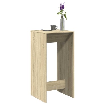 vidaXL Τραπέζι Μπαρ Sonoma Δρυς 51x50x103,5cm Επεξ. Ξύλο 1 τεμ.
