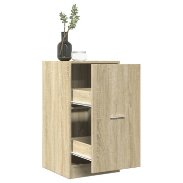 vidaXL Συρταριέρα Γενικής Χρήσης Sonoma Δρυς 40x41x77,5cm Επεξ. Ξύλο 1 τεμ.