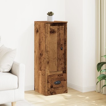 vidaXL Ντουλάπι Όψη Παλαιού Ξύλου 36x35,5x103,5cm Επεξεργασμένο Ξύλο 1 τεμ.