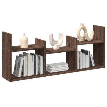 vidaXL Ντουλάπι Τοίχου Καφέ Δρυς 100x18x40cm από Επεξεργασμένο Ξύλο 1 τεμ.