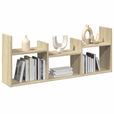 vidaXL Ντουλάπι Τοίχου Sonoma Δρυς 100x18x40cm από Επεξεργασμένο Ξύλο 1 τεμ.