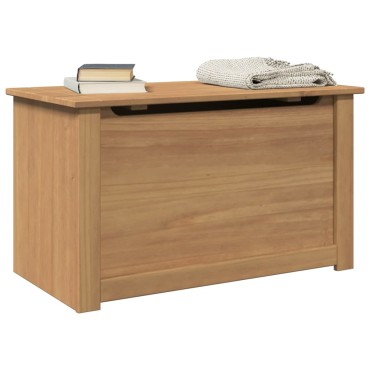 vidaXL Σεντούκι Αποθ. με Καπάκι Panama 79x42x46cm Μασίφ Ξύλο Πεύκου