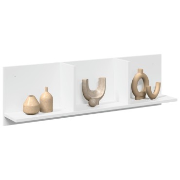 vidaXL Ντουλάπι Τοίχου Λευκό 100x16,5x30cm από Επεξεργασμένο Ξύλο 1 τεμ.
