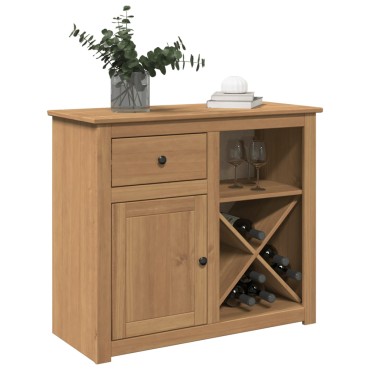 vidaXL Μπουφές με Συρτάρι Panama 93x40x80cm από Μασίφ Ξύλο Πεύκου 1 τεμ.