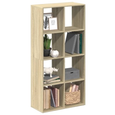 vidaXL Βιβλιοθήκη/Διαχωριστικό Χώρου Δρυς 69,5x29x137,5cm Επεξ. Ξύλο 1 τεμ.