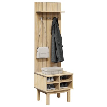 vidaXL Έπιπλο χωλ OTTA 50x40x160cm Μασίφ Ξύλο Πεύκου